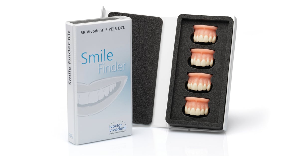 Cuando es necesario definir la posición de las piezas dentales, la carta de formas dentales clásica no siempre es útil. El Smile Finder Kit cubre ese hueco. 