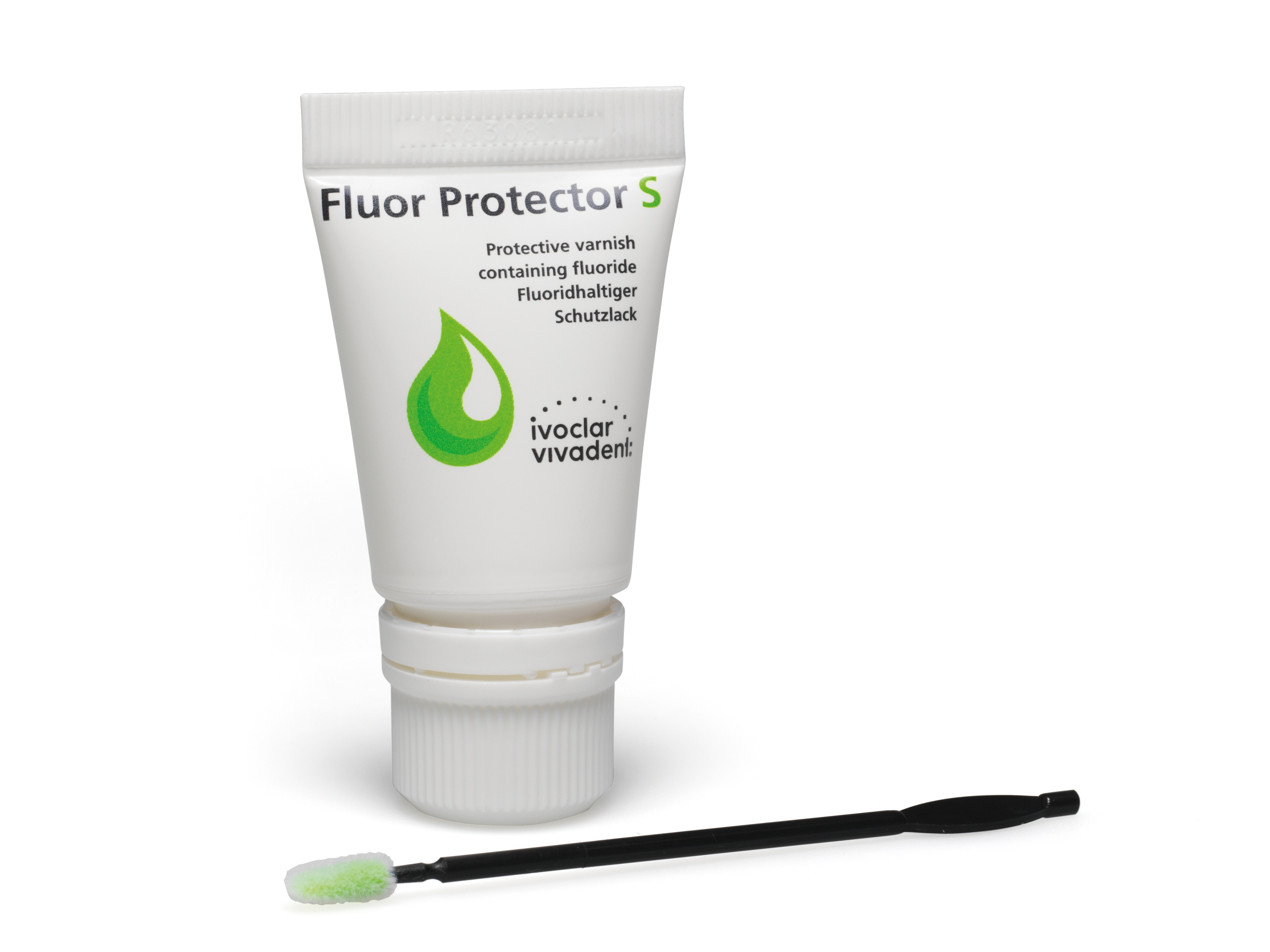 Fluor Protector S in a dispensing tube including applicator